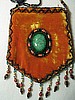 Orange amulet bag